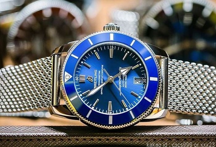 브라이틀링 슈퍼오션 헤리티지 블루다이얼 시계 레플리카 미러급 SA급 S급 고퀄리티 워치 10