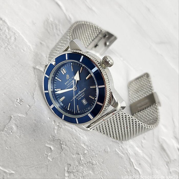 브라이틀링 슈퍼오션 헤리티지 블루다이얼 시계 레플리카 미러급 SA급 S급 고퀄리티 워치 11