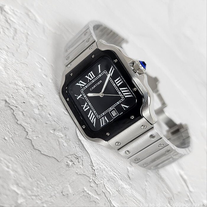 까르띠에-산토스-블랙다이얼-시계-레플리카-미러급-sa급-s급-명품 레플리카 미러 SA급 까르띠에 산토스 블랙다이얼 시계 레플리카 미러급 SA급 S급 고퀄리티 워치 8