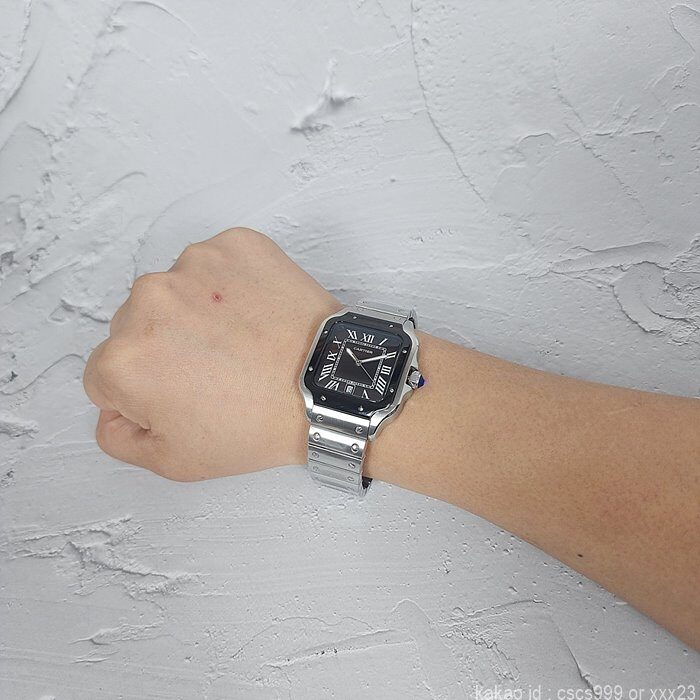 까르띠에-산토스-블랙다이얼-시계-레플리카-미러급-sa급-s급-명품 레플리카 미러 SA급 까르띠에 산토스 블랙다이얼 시계 레플리카 미러급 SA급 S급 고퀄리티 워치 17