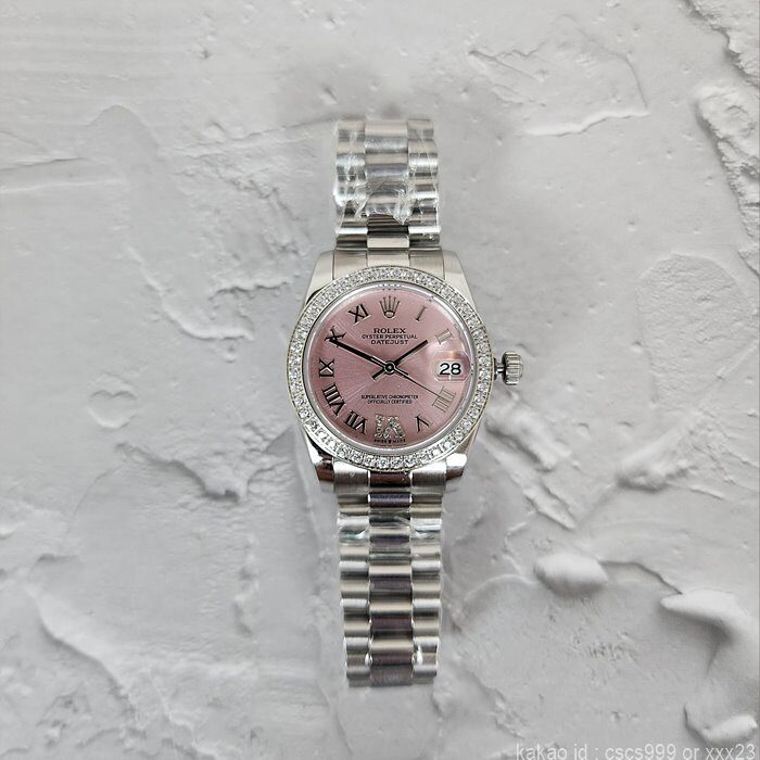 로렉스 데이저스트 핑크로마 다이아 31mm 시계 레플리카 미러급 SA급 S급 고퀄리티 롤렉스 워치 [여성] 11