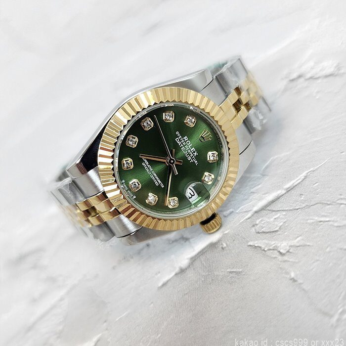 로렉스 데이저스트 올리브그린 콤비 다이아 31mm 시계 레플리카 미러급 SA급 S급 고퀄리티 롤렉스 워치 [여성] 9