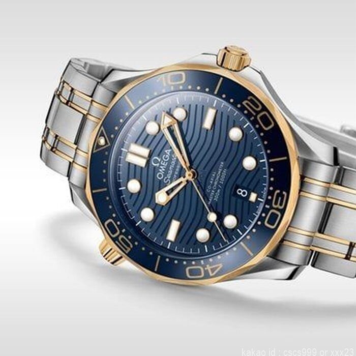 오메가-코엑시얼-씨마스터-다이버300m-블루다이얼-콤비-시계-레플리카-명품 레플리카 미러 SA급 오메가 코엑시얼 씨마스터 다이버300M 블루다이얼 콤비 시계 레플리카 미러급 SA급 S급 고퀄리티 워치 5