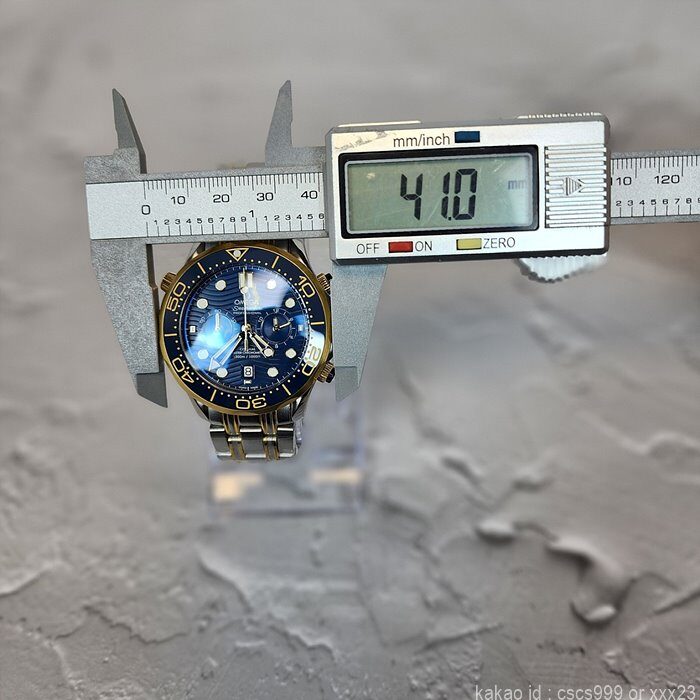 오메가-코엑시얼-씨마스터-다이버300m-블루다이얼-콤비-시계-레플리카-명품 레플리카 미러 SA급 오메가 코엑시얼 씨마스터 다이버300M 블루다이얼 콤비 시계 레플리카 미러급 SA급 S급 고퀄리티 워치 9