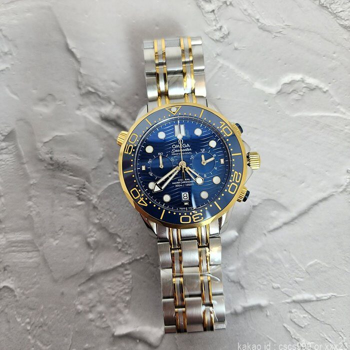 오메가-코엑시얼-씨마스터-다이버300m-블루다이얼-콤비-시계-레플리카-명품 레플리카 미러 SA급 오메가 코엑시얼 씨마스터 다이버300M 블루다이얼 콤비 시계 레플리카 미러급 SA급 S급 고퀄리티 워치 14