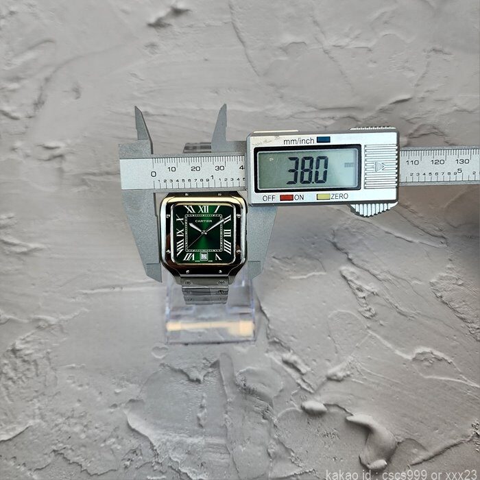 까르띠에 산토스 그린다이얼 시계 레플리카 미러급 SA급 S급 고퀄리티 워치 8