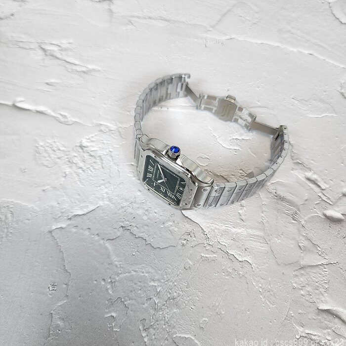 까르띠에 산토스 그린다이얼 시계 레플리카 미러급 SA급 S급 고퀄리티 워치 10