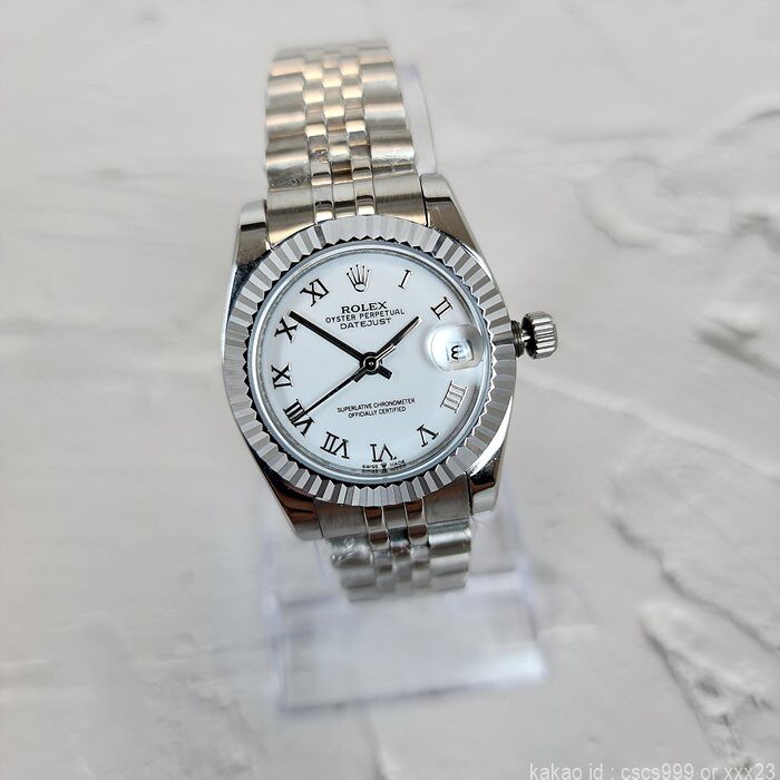 로렉스 데이저스트 화이트 로마 31mm 시계 레플리카 미러급 SA급 S급 고퀄리티 롤렉스 워치 [여성] 4