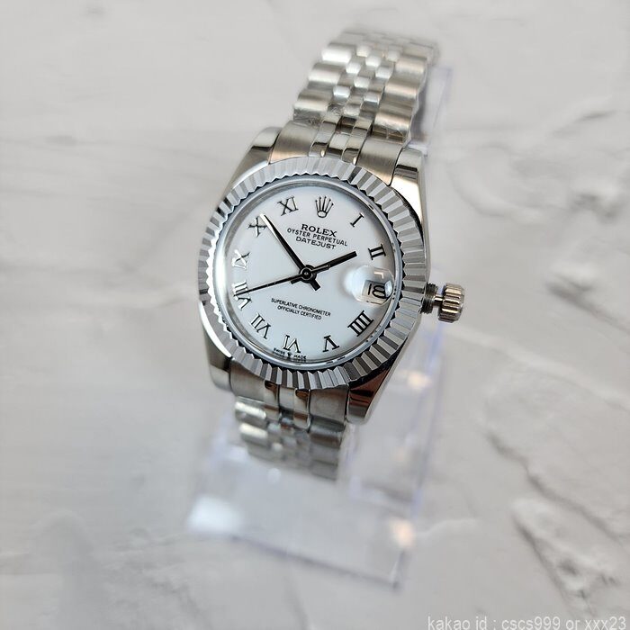 로렉스 데이저스트 화이트 로마 31mm 시계 레플리카 미러급 SA급 S급 고퀄리티 롤렉스 워치 [여성] 5
