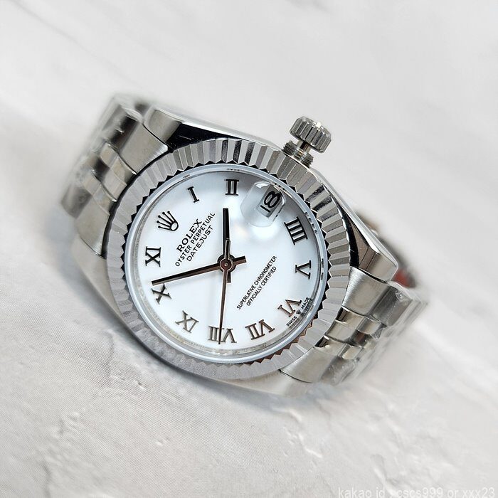로렉스 데이저스트 화이트 로마 31mm 시계 레플리카 미러급 SA급 S급 고퀄리티 롤렉스 워치 [여성] 8
