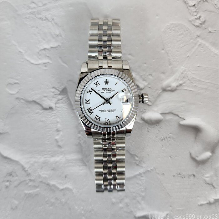 로렉스 데이저스트 화이트 로마 31mm 시계 레플리카 미러급 SA급 S급 고퀄리티 롤렉스 워치 [여성] 11