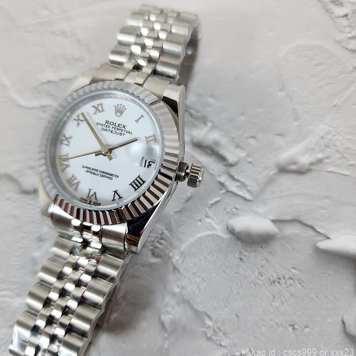 로렉스 데이저스트 화이트 로마 31mm 시계 레플리카 미러급 SA급 S급 고퀄리티 롤렉스 워치 [여성] 17