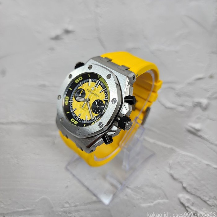 오데마피게-로얄오크-오프셔-다이버-옐로우다이얼-시계-레플리카-미러급-명품 레플리카 미러 SA급 오데마피게 로얄오크 오프쇼어 다이버 옐로우다이얼 시계 레플리카 미러급 SA급 S급 고퀄리티 워치 7