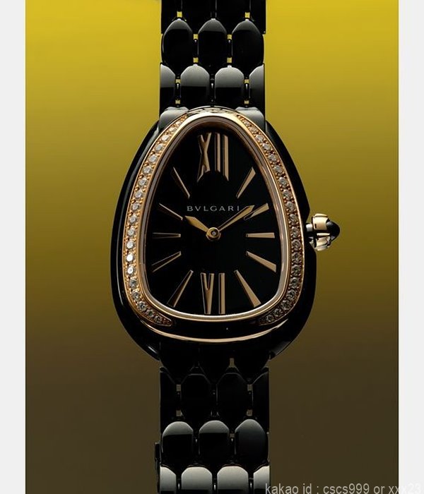 불가리 세르펜티 세두토리 워치 로즈골드 블랙다이얼 다이아 블랙줄 시계 레플리카 미러급 SA급 S급 고퀄리티 워치 [여성] 5