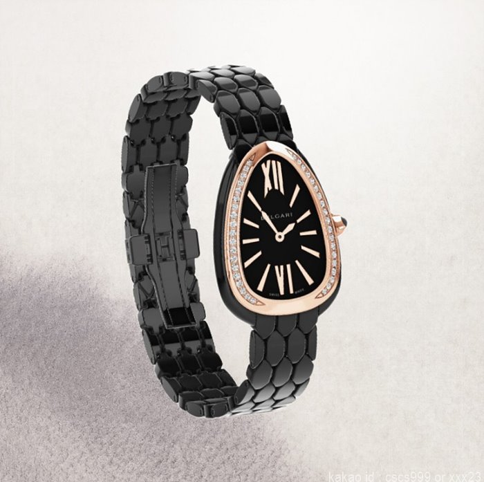 불가리 세르펜티 세두토리 워치 로즈골드 블랙다이얼 다이아 블랙줄 시계 레플리카 미러급 SA급 S급 고퀄리티 워치 [여성] 9