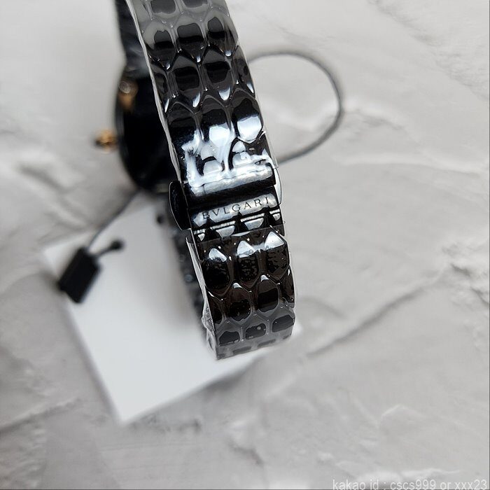 불가리 세르펜티 세두토리 워치 로즈골드 블랙다이얼 다이아 블랙줄 시계 레플리카 미러급 SA급 S급 고퀄리티 워치 [여성] 19