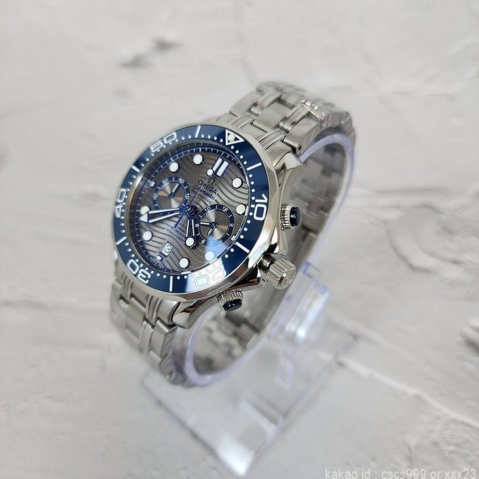 오메가 코엑시얼 씨마스터 다이버300M 블루그레이 다이얼 시계 레플리카 미러급 SA급 S급 고퀄리티 워치 7