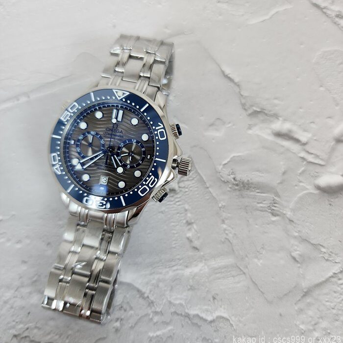 오메가 코엑시얼 씨마스터 다이버300M 블루그레이 다이얼 시계 레플리카 미러급 SA급 S급 고퀄리티 워치 19