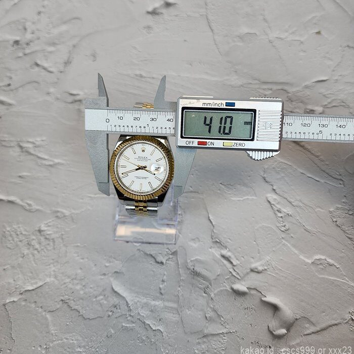 로렉스 데이저스트 화이트다이얼 콤비 41mm 시계 레플리카 미러급 SA급 S급 고퀄리티 롤렉스 워치 10