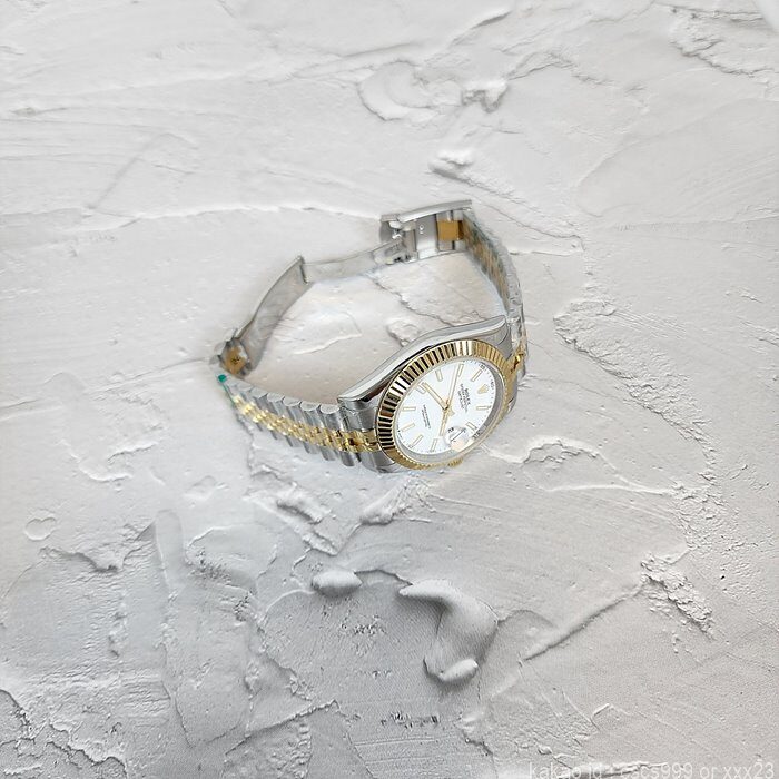 로렉스 데이저스트 화이트다이얼 콤비 41mm 시계 레플리카 미러급 SA급 S급 고퀄리티 롤렉스 워치 13