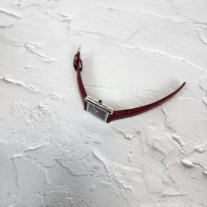 까르띠에 탱크 루이 버건디 시계 레플리카 미러급 SA급 S급 고퀄리티 워치 [여성] 9