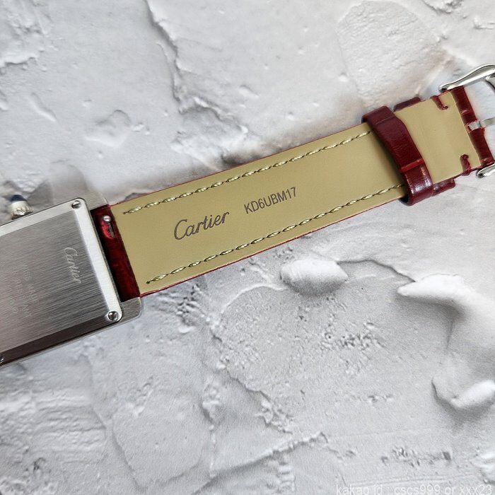 까르띠에 탱크 루이 버건디 시계 레플리카 미러급 SA급 S급 고퀄리티 워치 [여성] 16