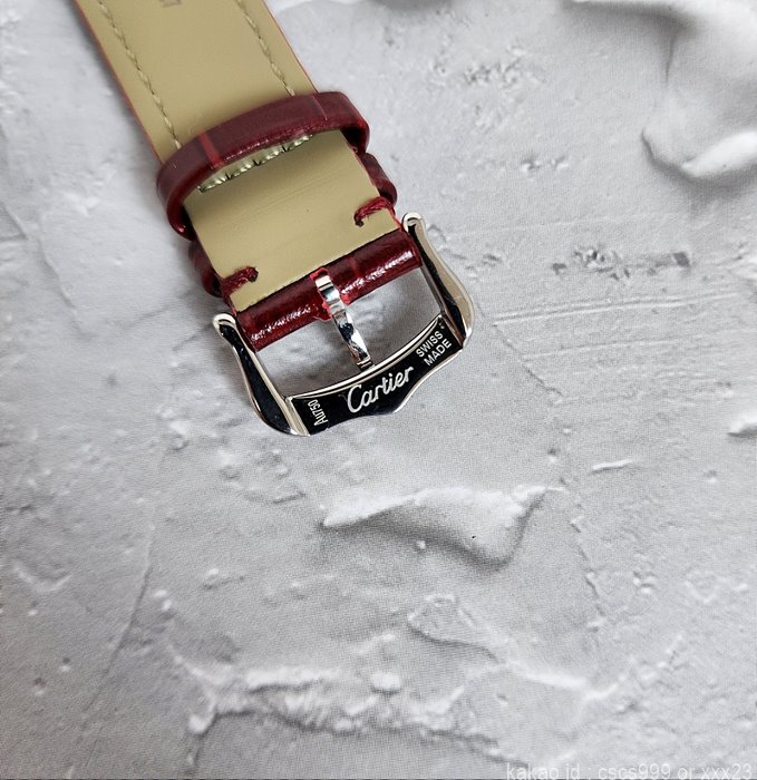 까르띠에 탱크 루이 버건디 시계 레플리카 미러급 SA급 S급 고퀄리티 워치 [여성] 17