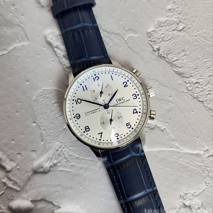 IWC 포르투기저 화이트다이얼 블루침 시계 레플리카 미러급 SA급 S급 고퀄리티 워치 12