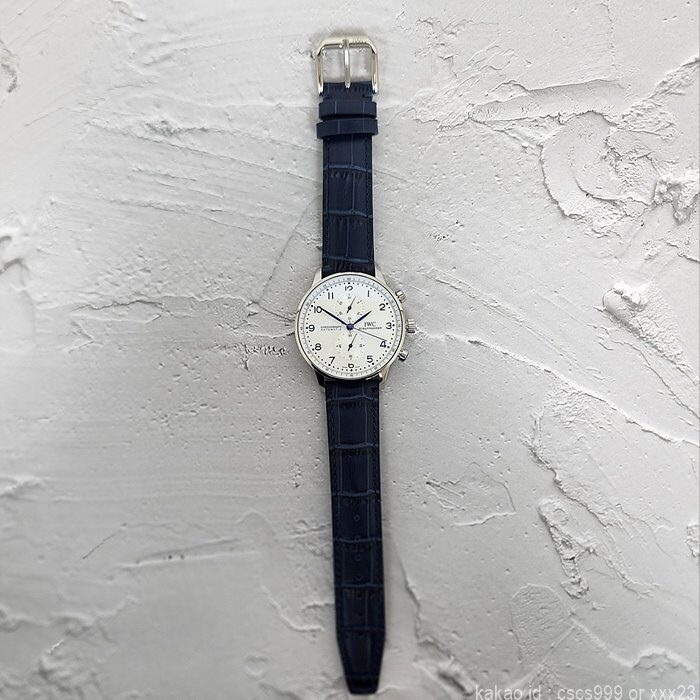 IWC 포르투기저 화이트다이얼 블루침 시계 레플리카 미러급 SA급 S급 고퀄리티 워치 14