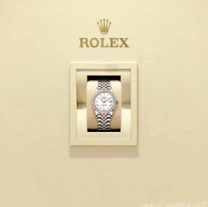 로렉스 데이저스트 화이트 로마 에버로즈골드콤비 다이아 31mm 시계 레플리카 미러급 SA급 S급 고퀄리티 롤렉스 워치 [여성] 10
