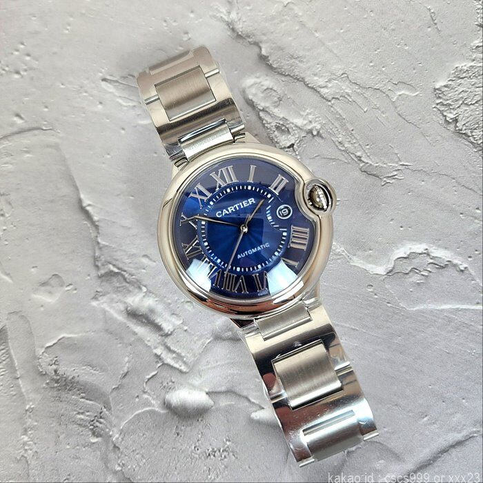 까르띠에 발롱블루 블루다이얼 시계 레플리카 미러급 SA급 S급 고퀄리티 워치 11