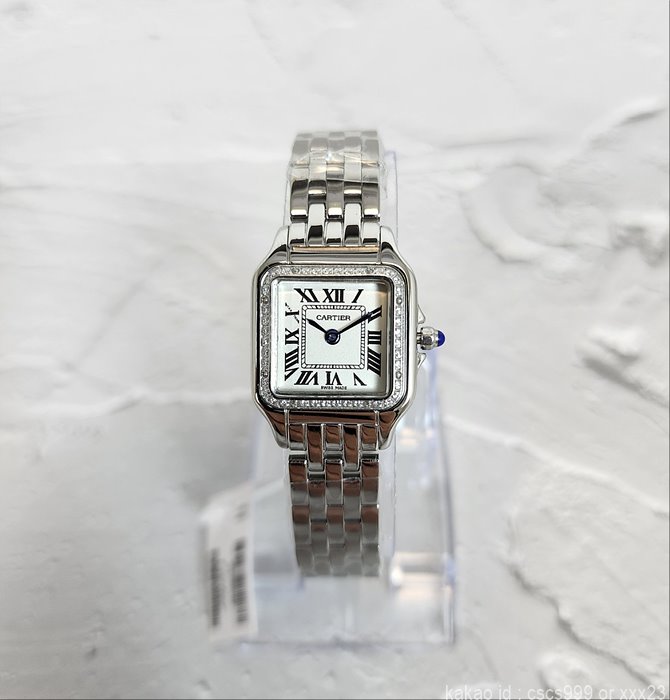 까르띠에 팬더 드 까르띠에 워치 실버 다이아 시계 레플리카 미러급 SA급 S급 고퀄리티 워치 [여성] 4