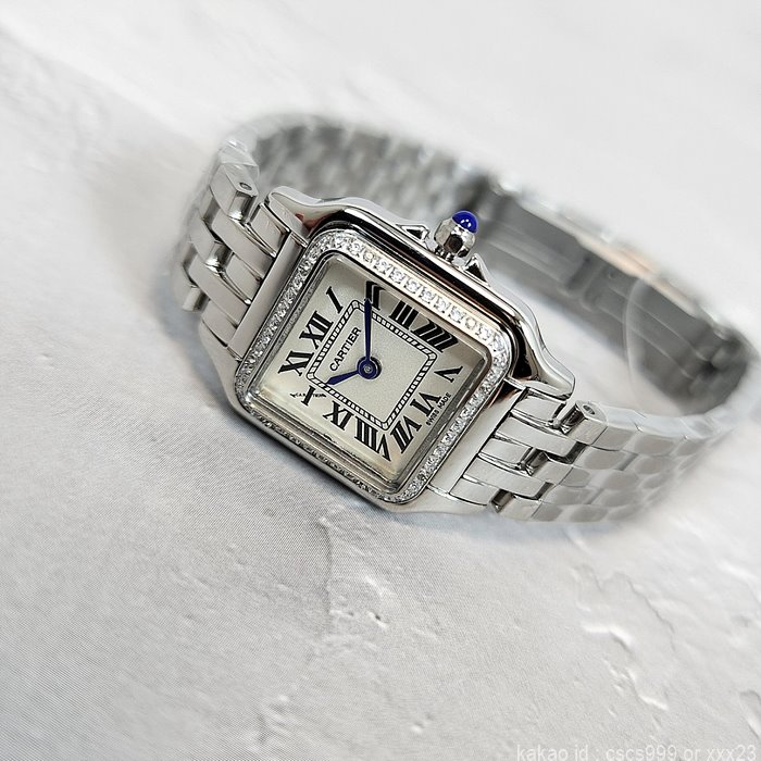 까르띠에 팬더 드 까르띠에 워치 실버 다이아 시계 레플리카 미러급 SA급 S급 고퀄리티 워치 [여성] 8