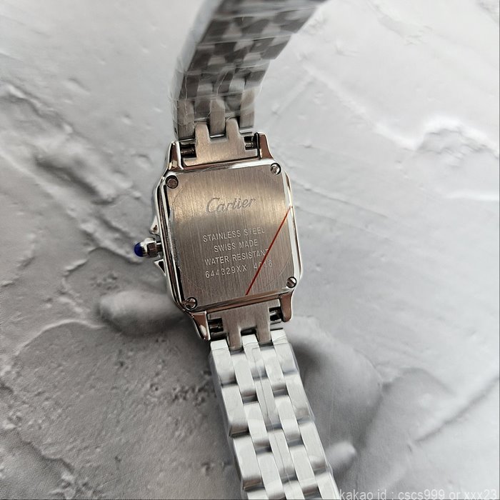 까르띠에 팬더 드 까르띠에 워치 실버 다이아 시계 레플리카 미러급 SA급 S급 고퀄리티 워치 [여성] 16