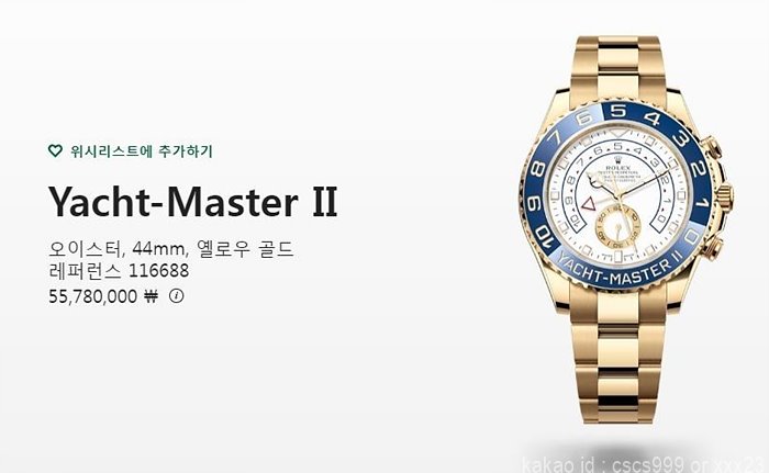 로렉스 요트마스터 2 금통 시계 레플리카 미러급 SA급 S급 고퀄리티 롤렉스 워치 - best 21