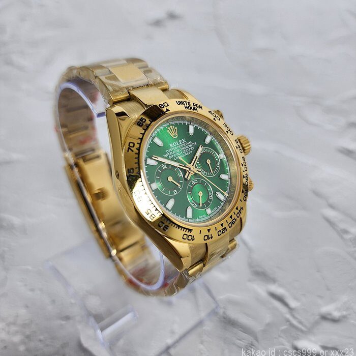 로렉스-데이토나-그린다이얼-헐크-금통-시계-레플리카-미러급-명품 레플리카 미러 SA급 로렉스 데이토나 그린다이얼 헐크 (금통) 시계 레플리카 미러급 SA급 S급 고퀄리티 롤렉스 워치 9
