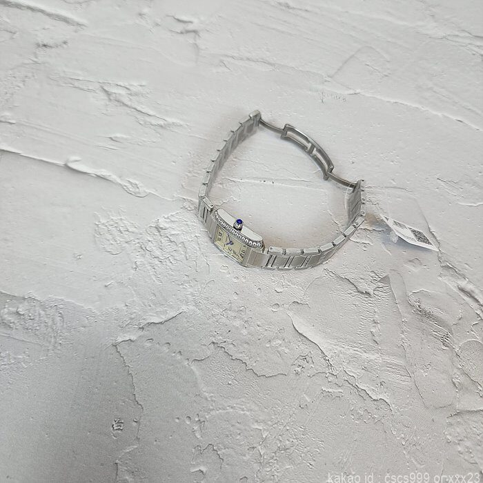 까르띠에 탱크 프랑세즈 워치 다이아세팅 시계 레플리카 미러급 SA급 S급 고퀄리티 워치 [여성] 9