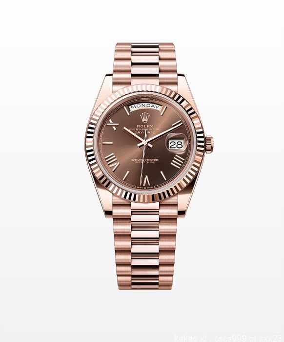 로렉스 데이데이트 초코판(브라운) 로마 시계 레플리카 미러급 SA급 S급 고퀄리티 롤렉스 워치
