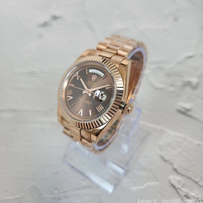 로렉스 데이데이트 초코판(브라운) 로마 시계 레플리카 미러급 SA급 S급 고퀄리티 롤렉스 워치 7