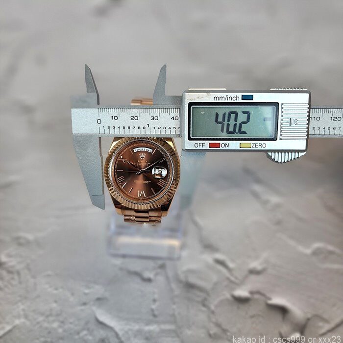 로렉스 데이데이트 초코판(브라운) 로마 시계 레플리카 미러급 SA급 S급 고퀄리티 롤렉스 워치 10