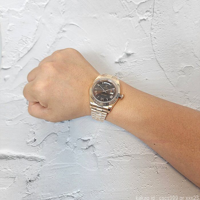 로렉스 데이데이트 초코판(브라운) 로마 시계 레플리카 미러급 SA급 S급 고퀄리티 롤렉스 워치 23