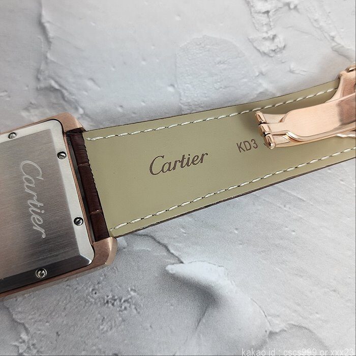 까르띠에 탱크 MC 골드 화이트다이얼 시계 레플리카 미러급 SA급 S급 고퀄리티 워치 13