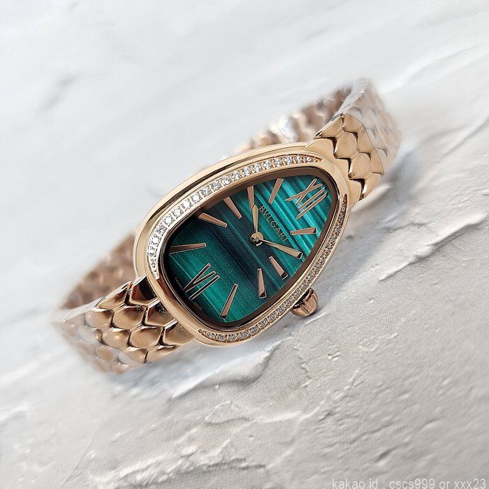 불가리 세르펜티 세두토리 워치 로즈골드 그린다이얼 다이아 시계 레플리카 미러급 SA급 S급 고퀄리티 워치 [여성] 9