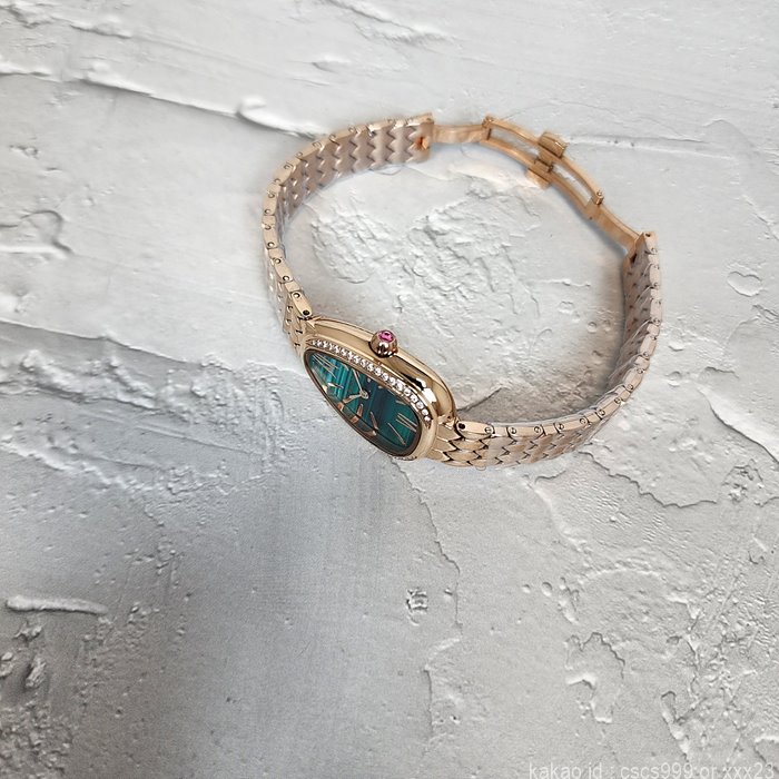 불가리 세르펜티 세두토리 워치 로즈골드 그린다이얼 다이아 시계 레플리카 미러급 SA급 S급 고퀄리티 워치 [여성] 10