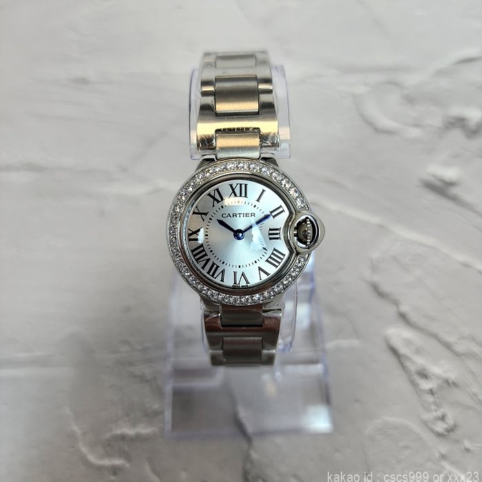 까르띠에 발롱블루 다이아 에디션 스몰 시계 레플리카 미러급 SA급 S급 고퀄리티 워치 [여성] 4