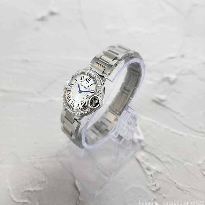 까르띠에 발롱블루 다이아 에디션 스몰 시계 레플리카 미러급 SA급 S급 고퀄리티 워치 [여성] 5