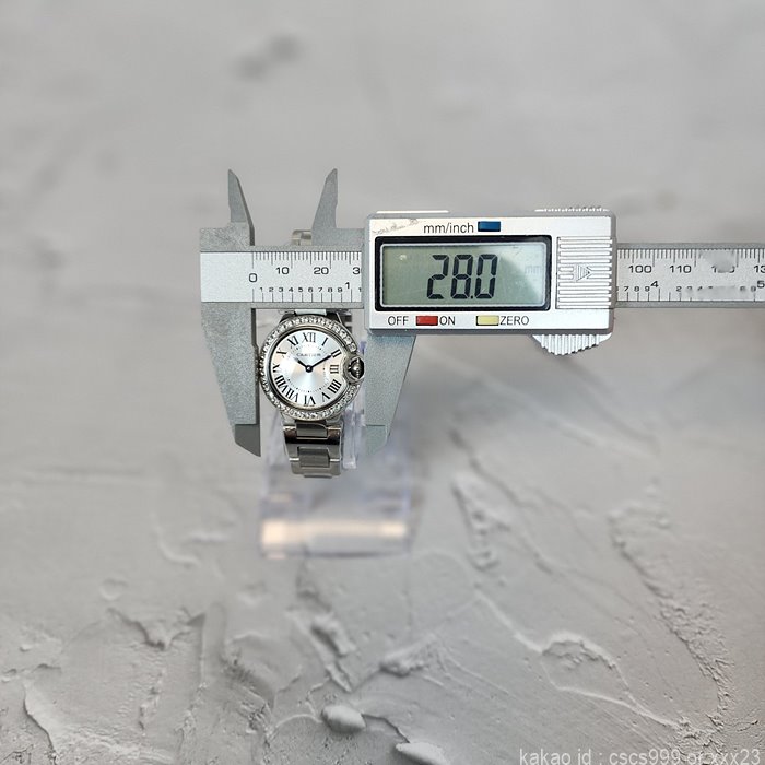 까르띠에 발롱블루 다이아 에디션 스몰 시계 레플리카 미러급 SA급 S급 고퀄리티 워치 [여성] 6