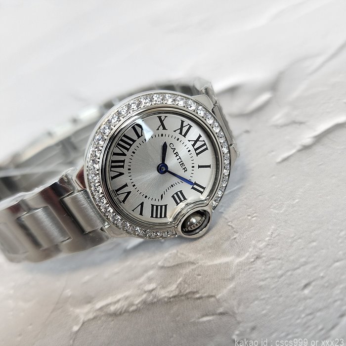 까르띠에 발롱블루 다이아 에디션 스몰 시계 레플리카 미러급 SA급 S급 고퀄리티 워치 [여성] 7