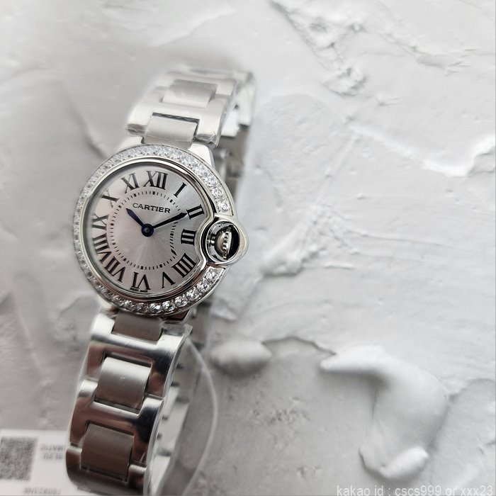 까르띠에 발롱블루 다이아 에디션 스몰 시계 레플리카 미러급 SA급 S급 고퀄리티 워치 [여성] 15