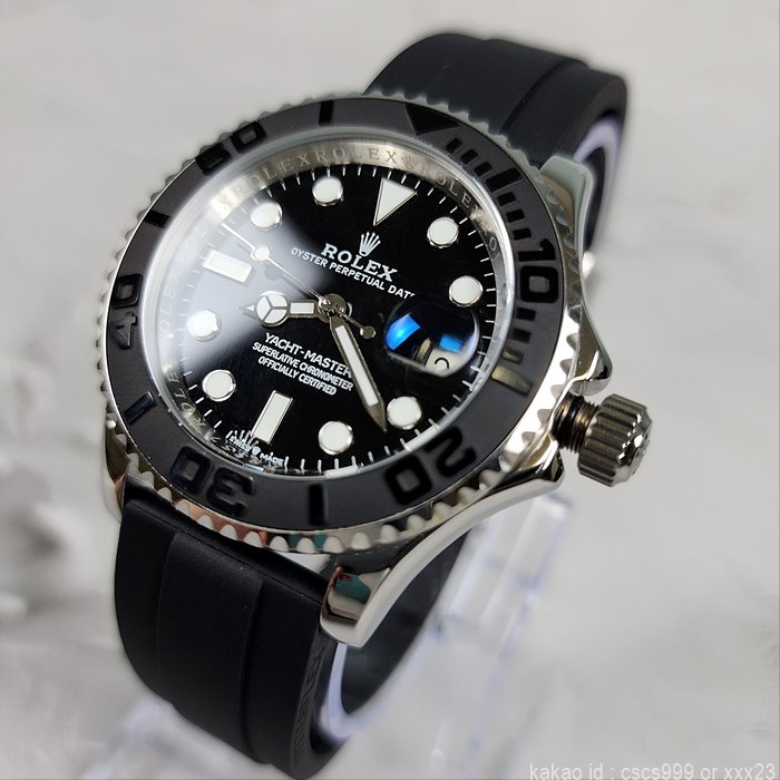 로렉스 오이스터 퍼페츄얼 요트마스터 실버 시계 레플리카 미러급 SA급 S급 고퀄리티 롤렉스 워치 10